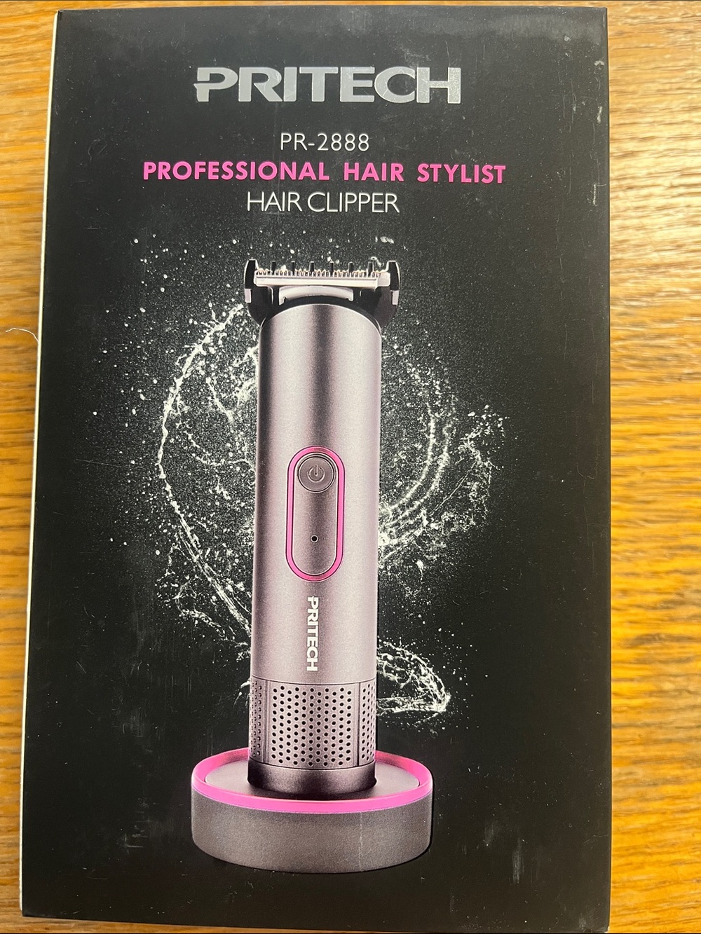 PR-2888 Pink Professional Hair Clipper